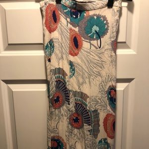 Zara Printed Wrap Skirt